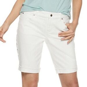 White Bermuda Shorts